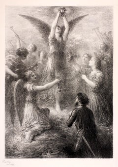 Preludio de Lohengrin (2e planche)     (La aparición del Santo Grial)