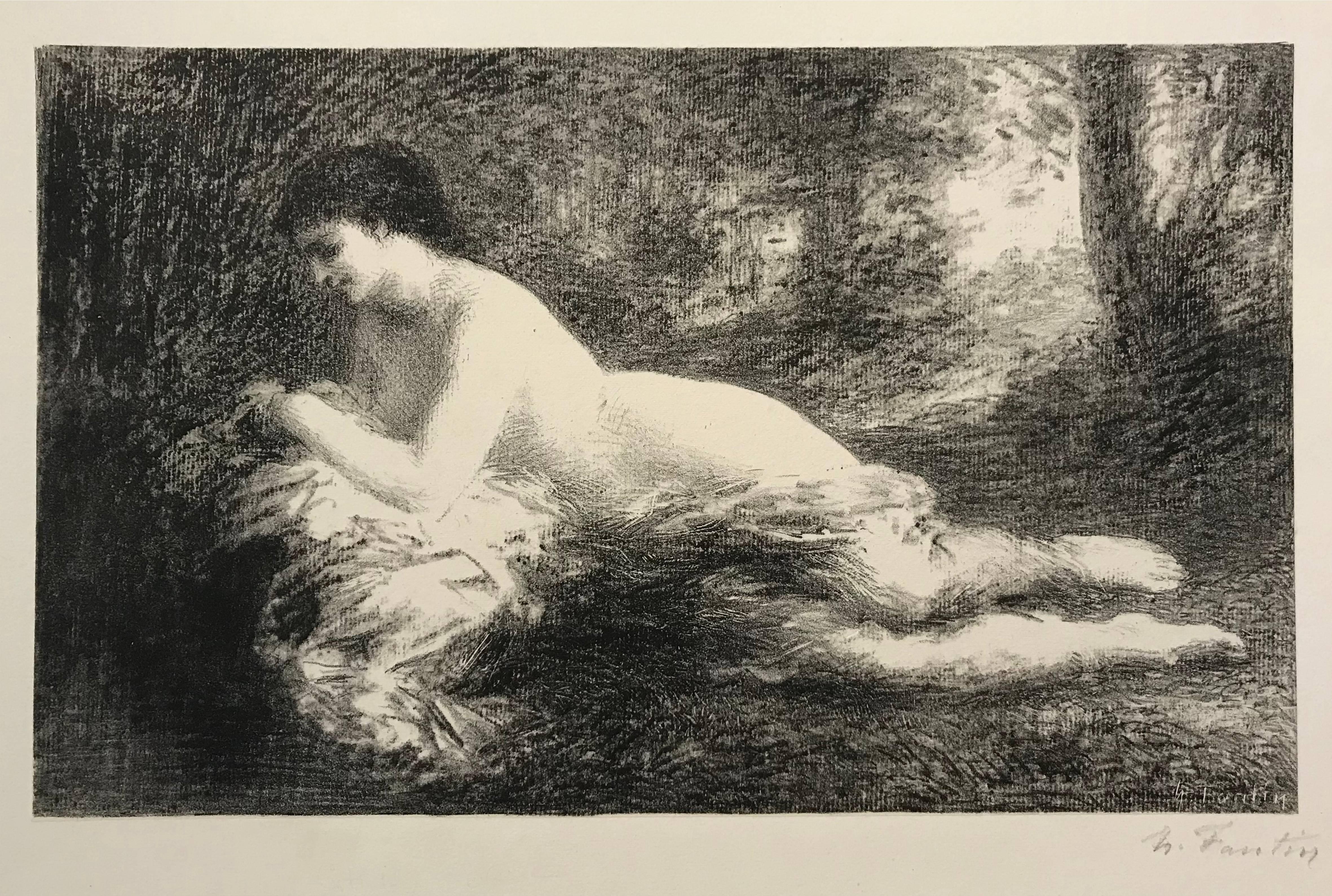 Henri Fantin-Latour Nude Print - Rêverie