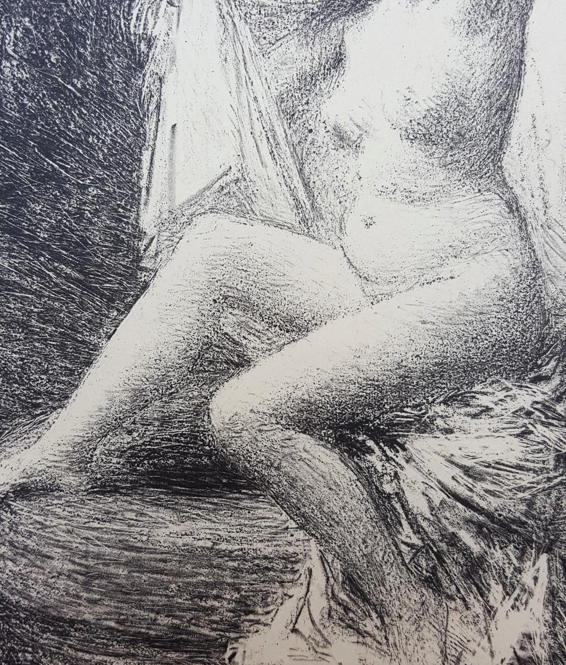 Vérité /// French Modern Impressionist Art Lithograph Nude Figurative en vente 6