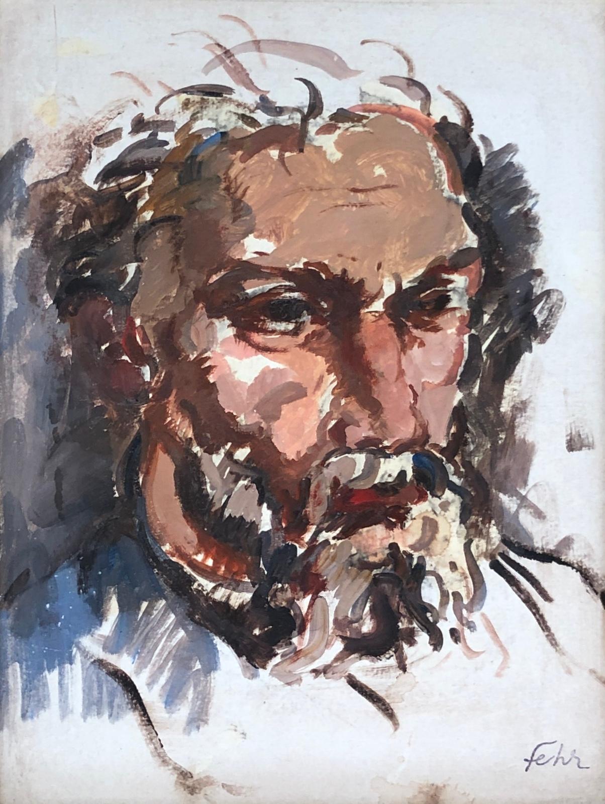 Henri Fehr  Portrait Painting - Portrait of a man