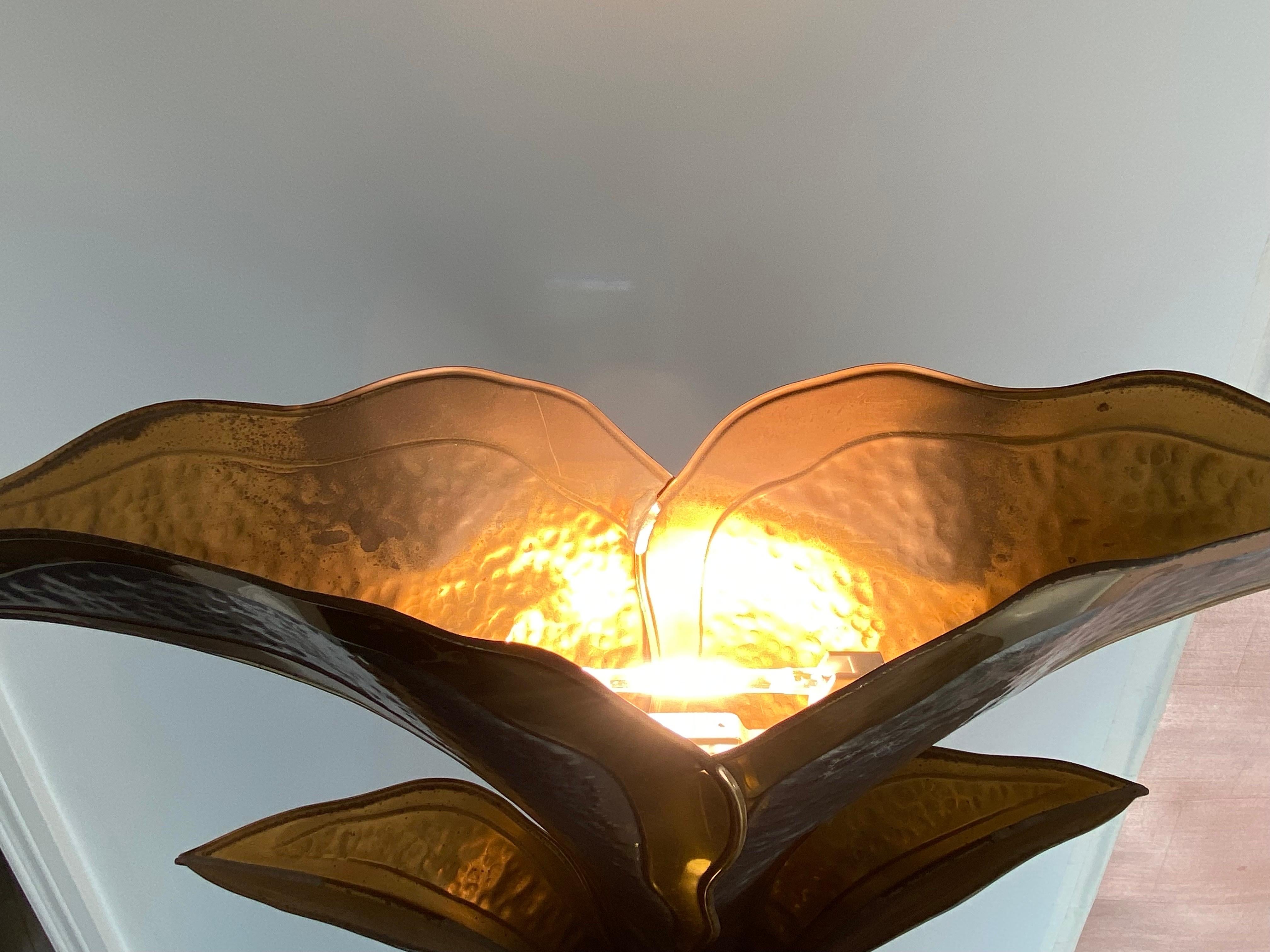 Henri Fernandez Brass Floor Lamp For Sale 9