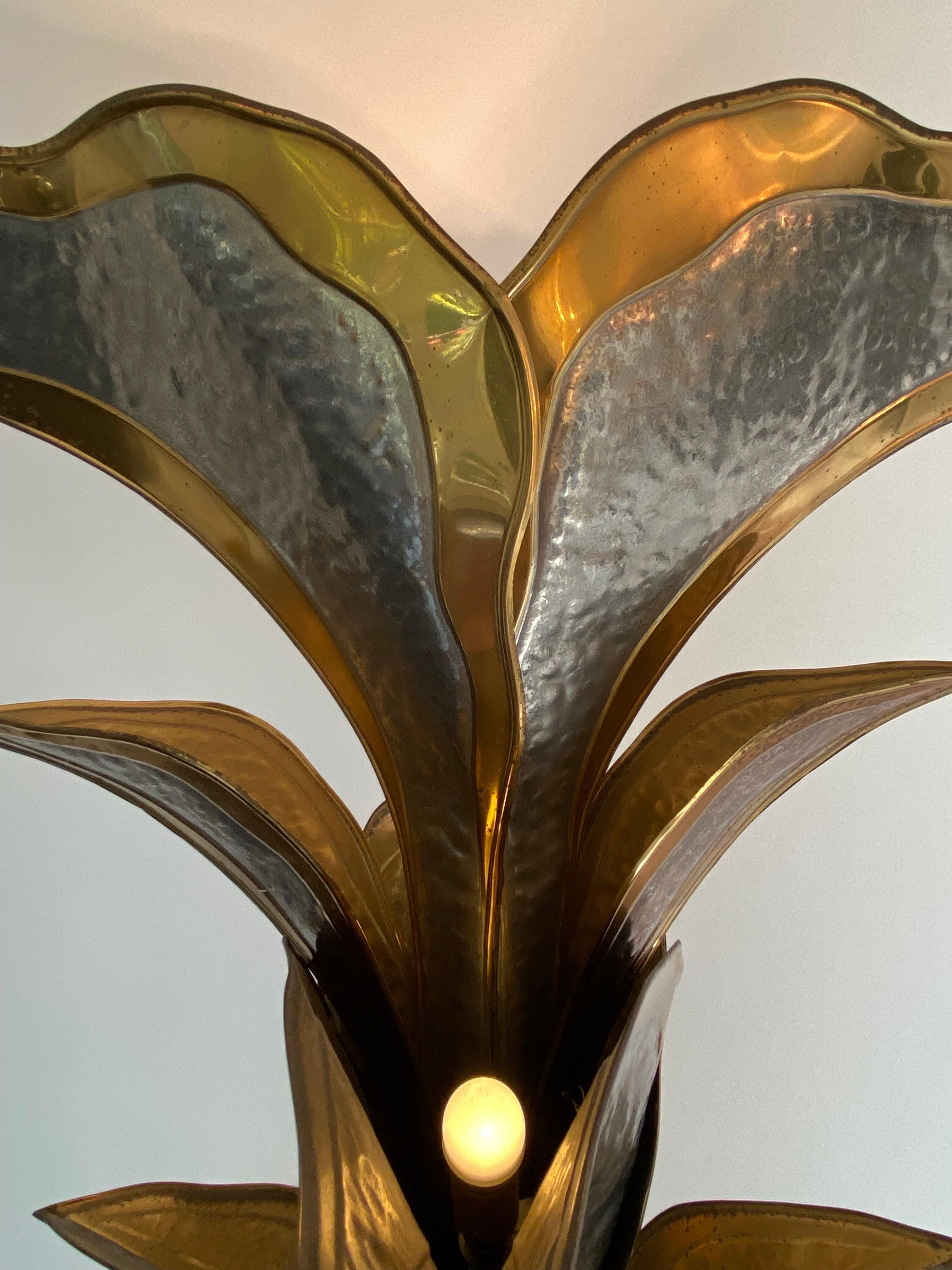 Henri Fernandez Brass Floor Lamp For Sale 10