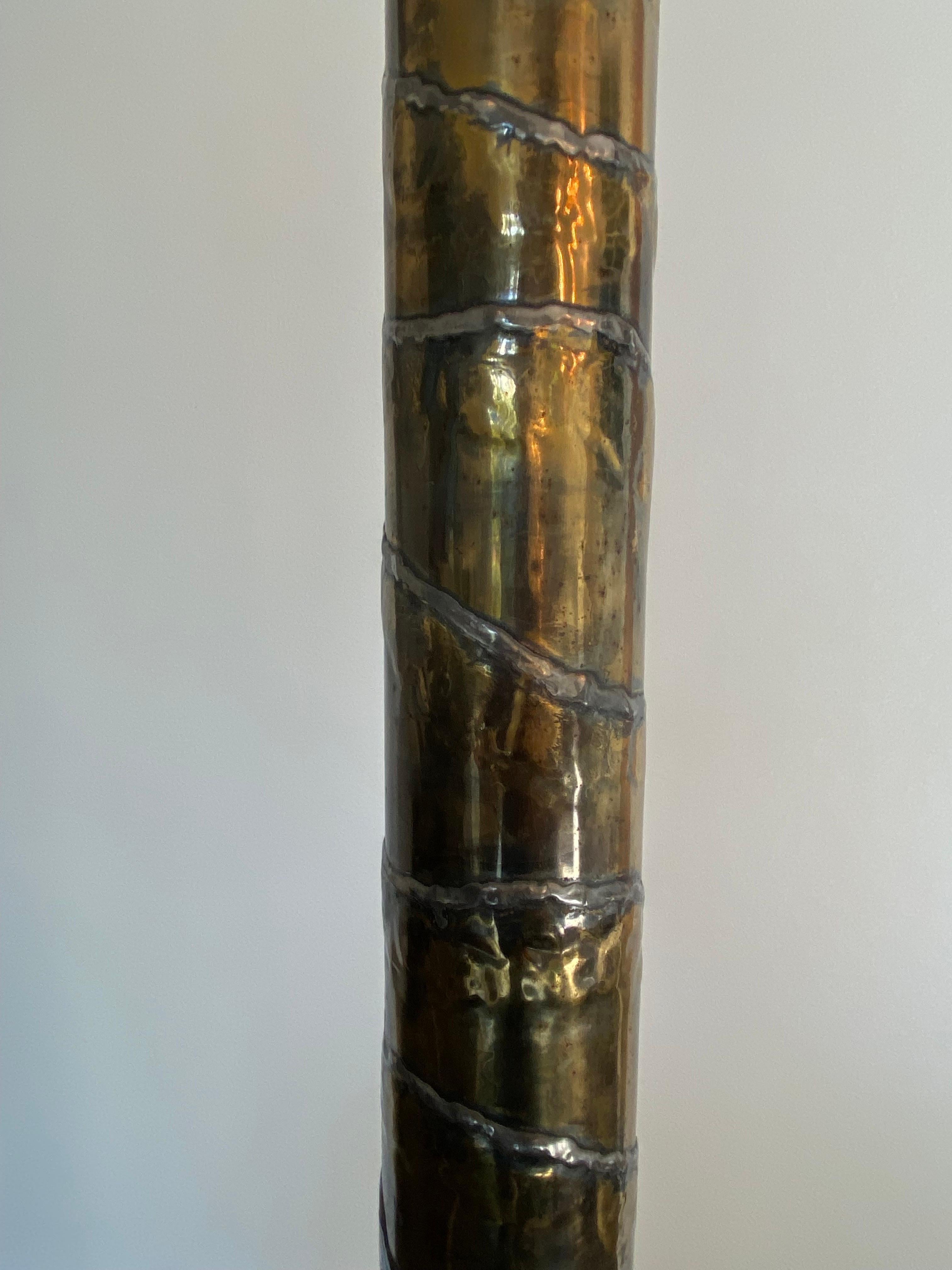 Henri Fernandez Brass Floor Lamp For Sale 13