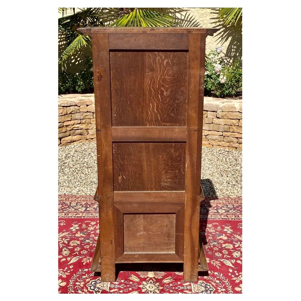 Henri Fourdinois, Walnut Renaissance Cabinet with Carriatides, 19th Century For Sale 3