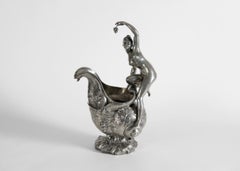 Henri Fugère, L'Escargot, Pitcher with Decorative Vine Motifs France, circa 190