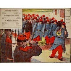 1892 illustrated program by Henri-Gabriel Ibels for the Théâtre libre