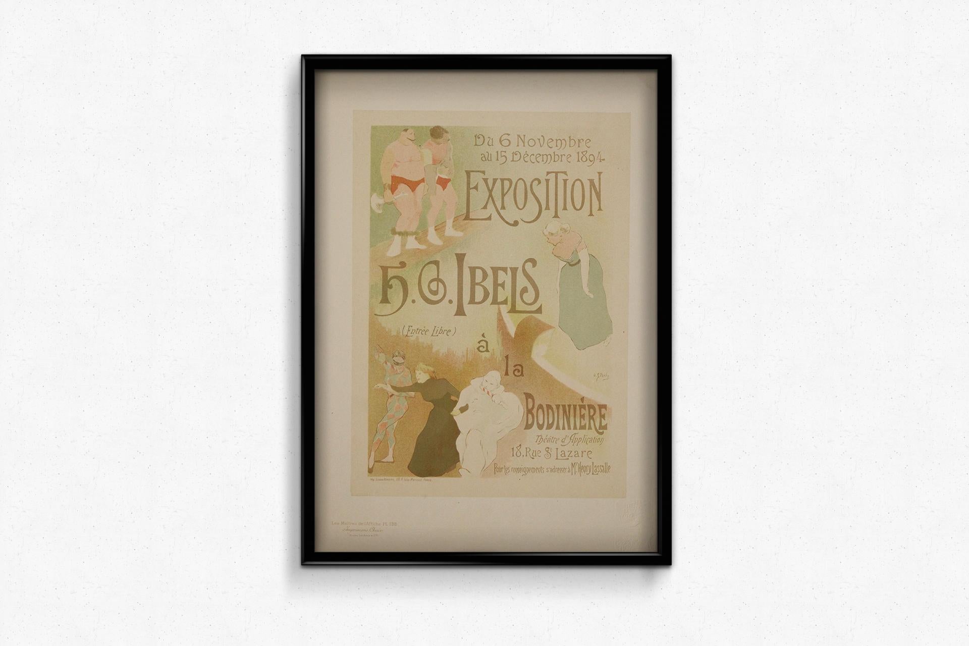 Original lithograph by Henri-Gabriel Ibels - Les Maîtres de l’Affiche Plate 138 For Sale 1