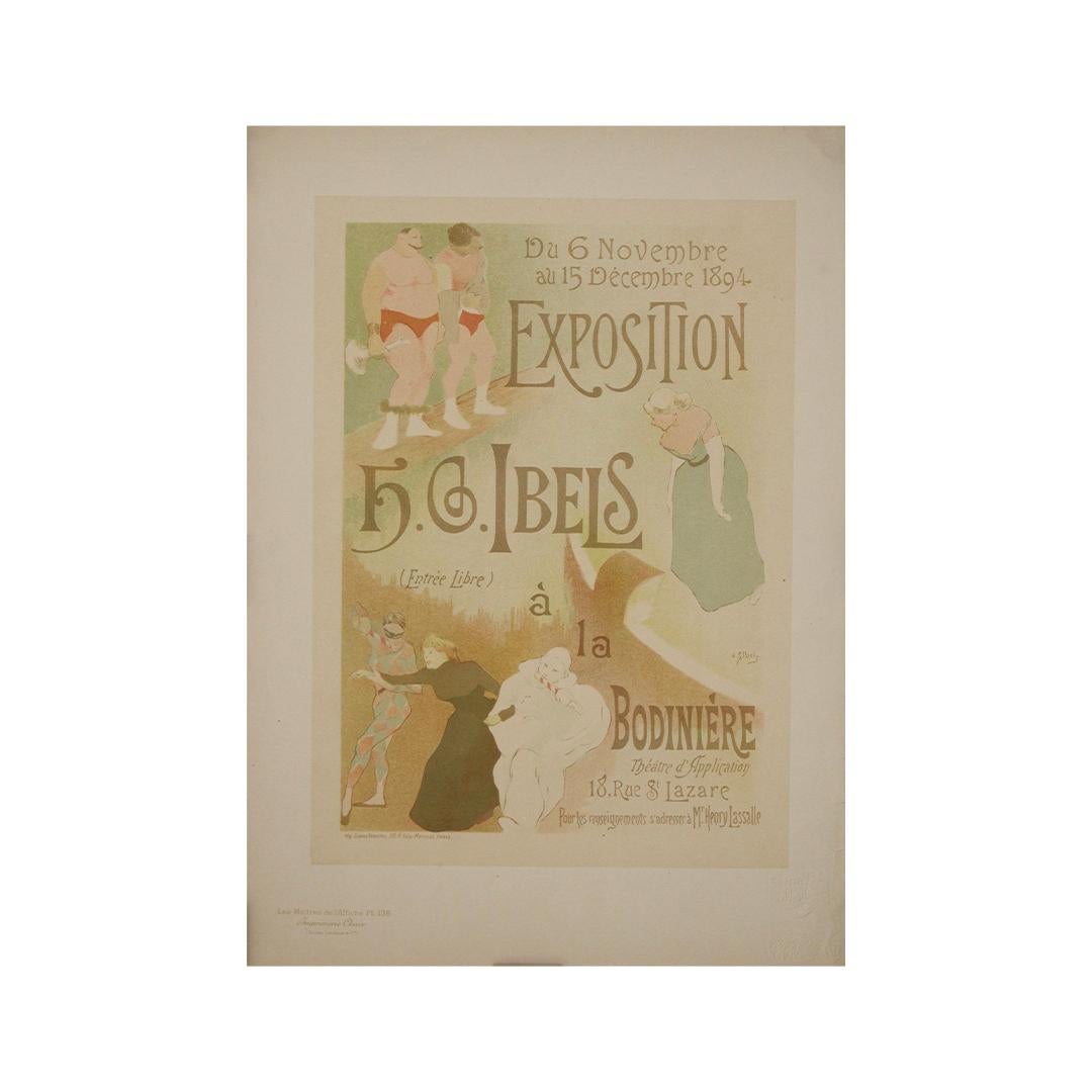 Original lithograph by Henri-Gabriel Ibels - Les Maîtres de l’Affiche Plate 138 For Sale 3