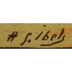 1892 Raro programma illustrato di Henri Gabriel Ibels per il Théâtre Libre