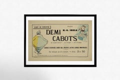 1896 poster by H. G. Ibels "Demi Cabots le café-concert le cirque les forains"