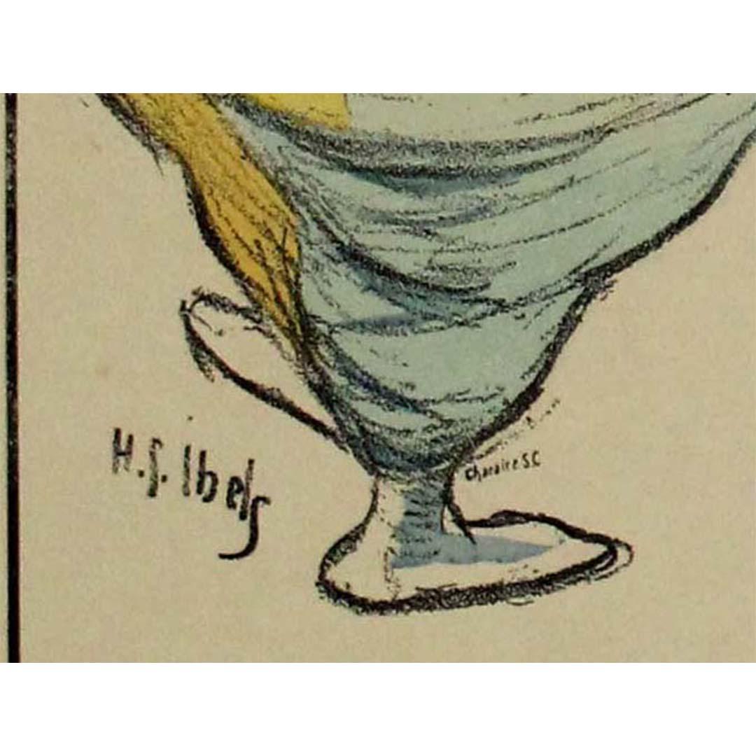 L'affiche originale de 1896 de H. G. Ibels, intitulée 