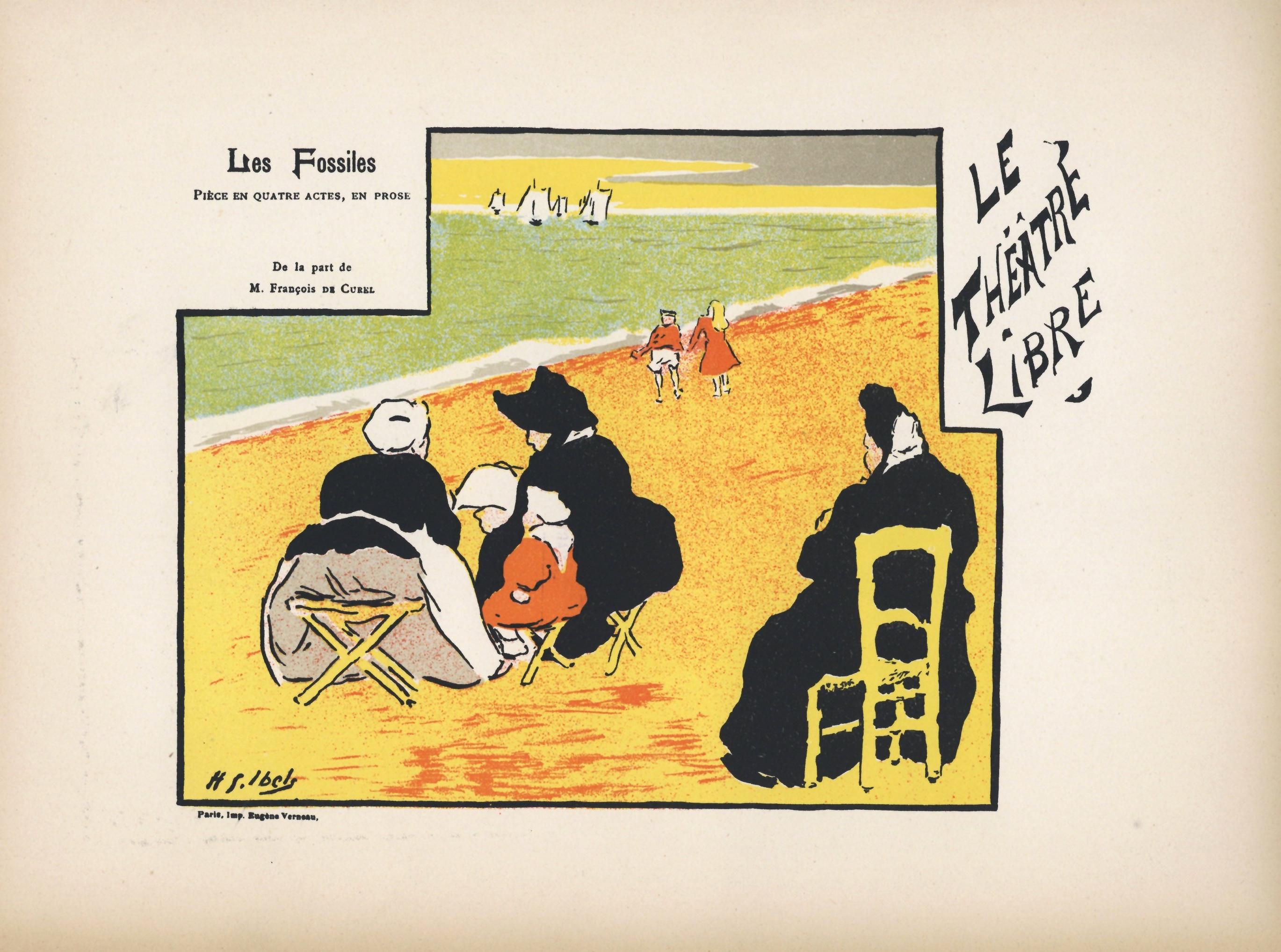 Support : lithographie (d'après l'affiche). Imprimé en 1897 sur papier vélin lisse et publié à Paris par la Librairie Nilsson. Format de la feuille : 9 x 12 1/4 pouces (230 x 310 mm). Signé dans la plaque (pas à la main).

Condit : le papier est