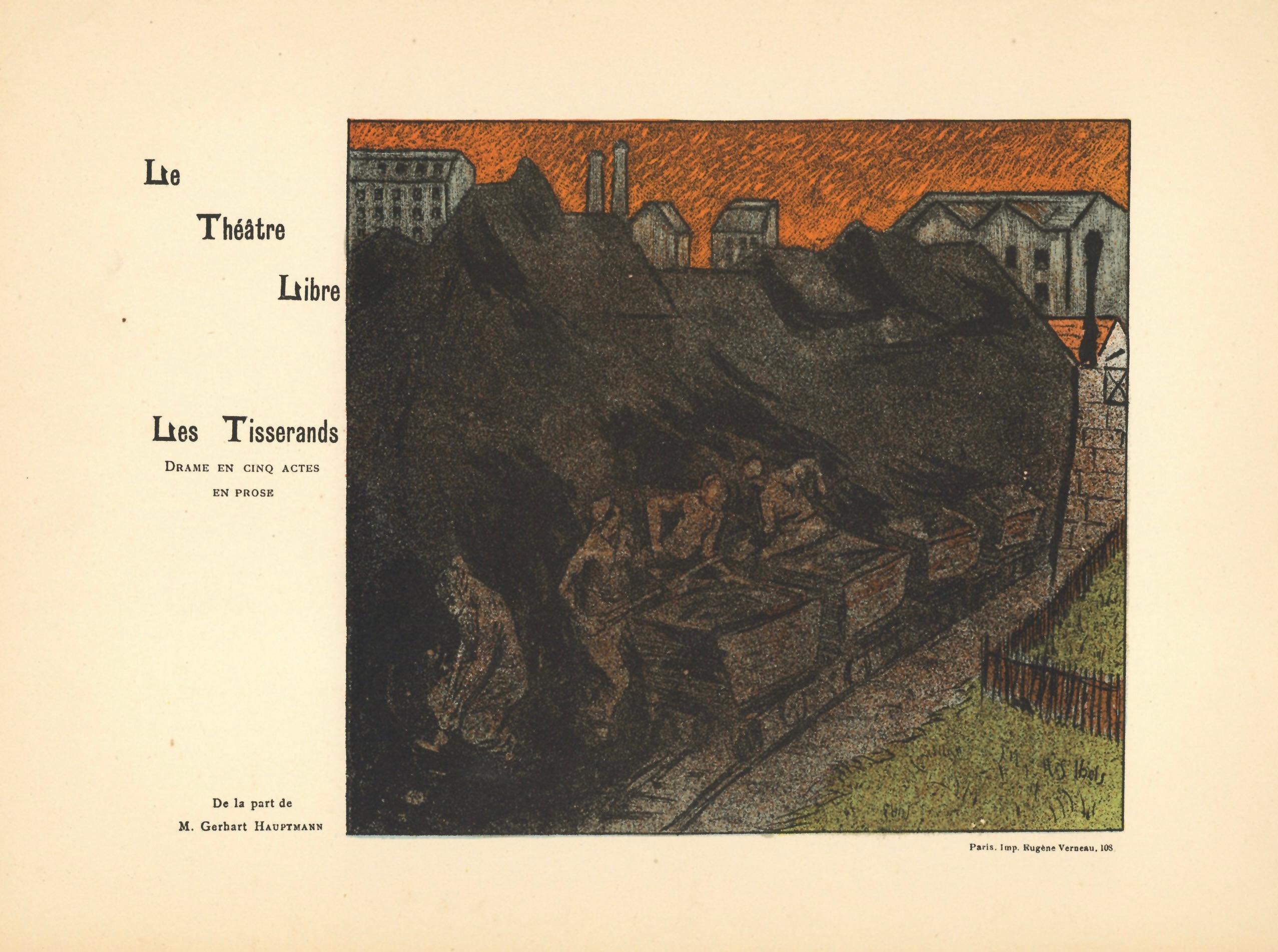 Medium: lithograph (after the poster). Printed in 1897 on smooth wove paper and published in Paris by Librairie Nilsson. Sheet size: 9 x 12 1/4 inches (230 x 310 mm). Signed in the plate (not hand-signed).

Condition: there is age-toning to the