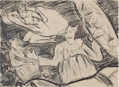 "Circo", Litografía original firmada por Henri Gabriel Ibels