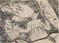 « Circuscus », lithographie originale signée par Henri-Gabriel Ibels