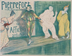 Harlequin and Pierrot - Lithograph (Les Maîtres de l'Affiche), 1897