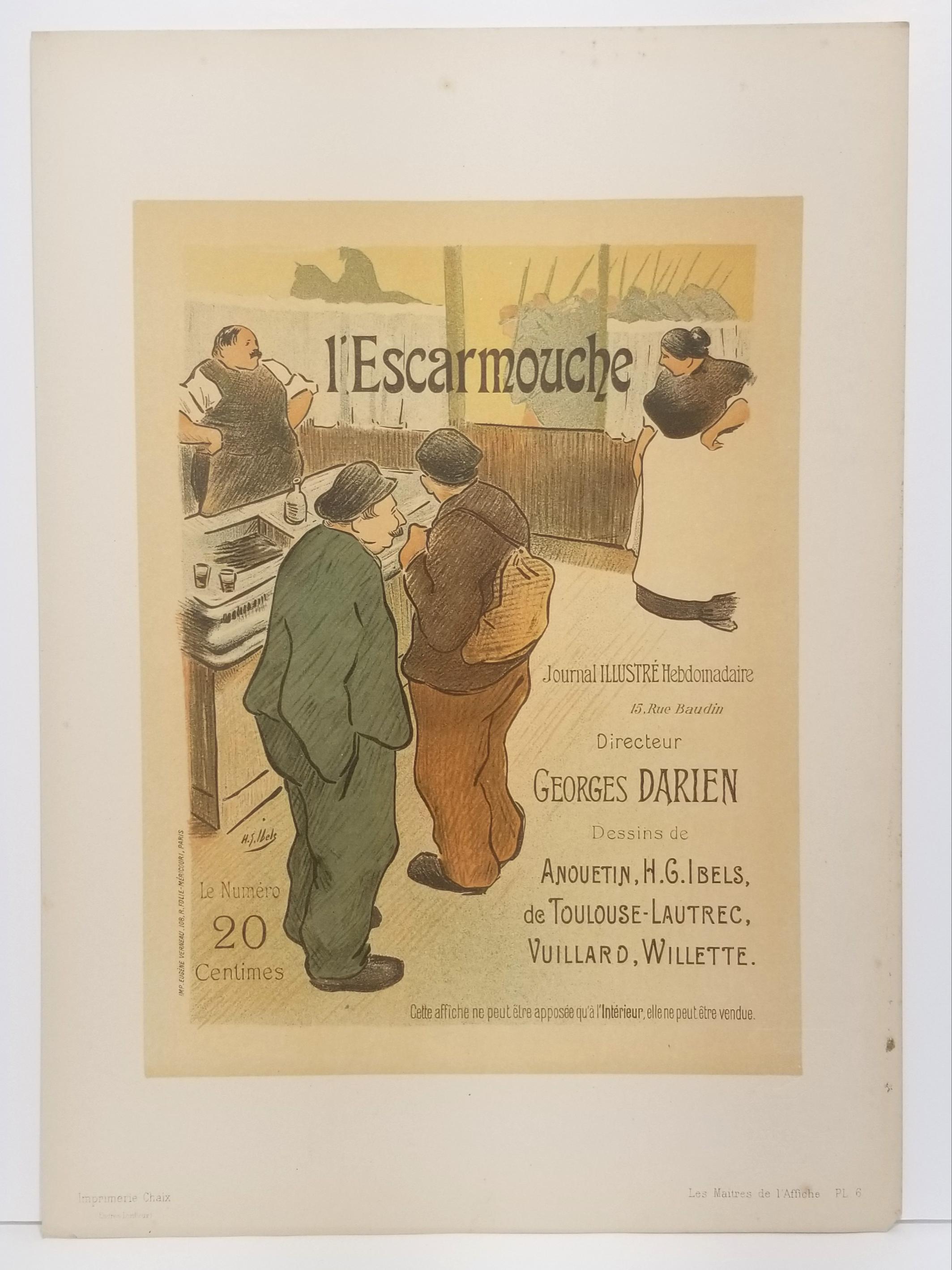 L'Escarmouche - Print by Henri Gabriel Ibels