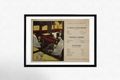 Programma illustrato originale del 1893 di Henri Gabriel Ibels per Le Théâtre Libre