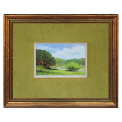 Henri Gadbois - Landscape with River Oil Painting at 1stDibs