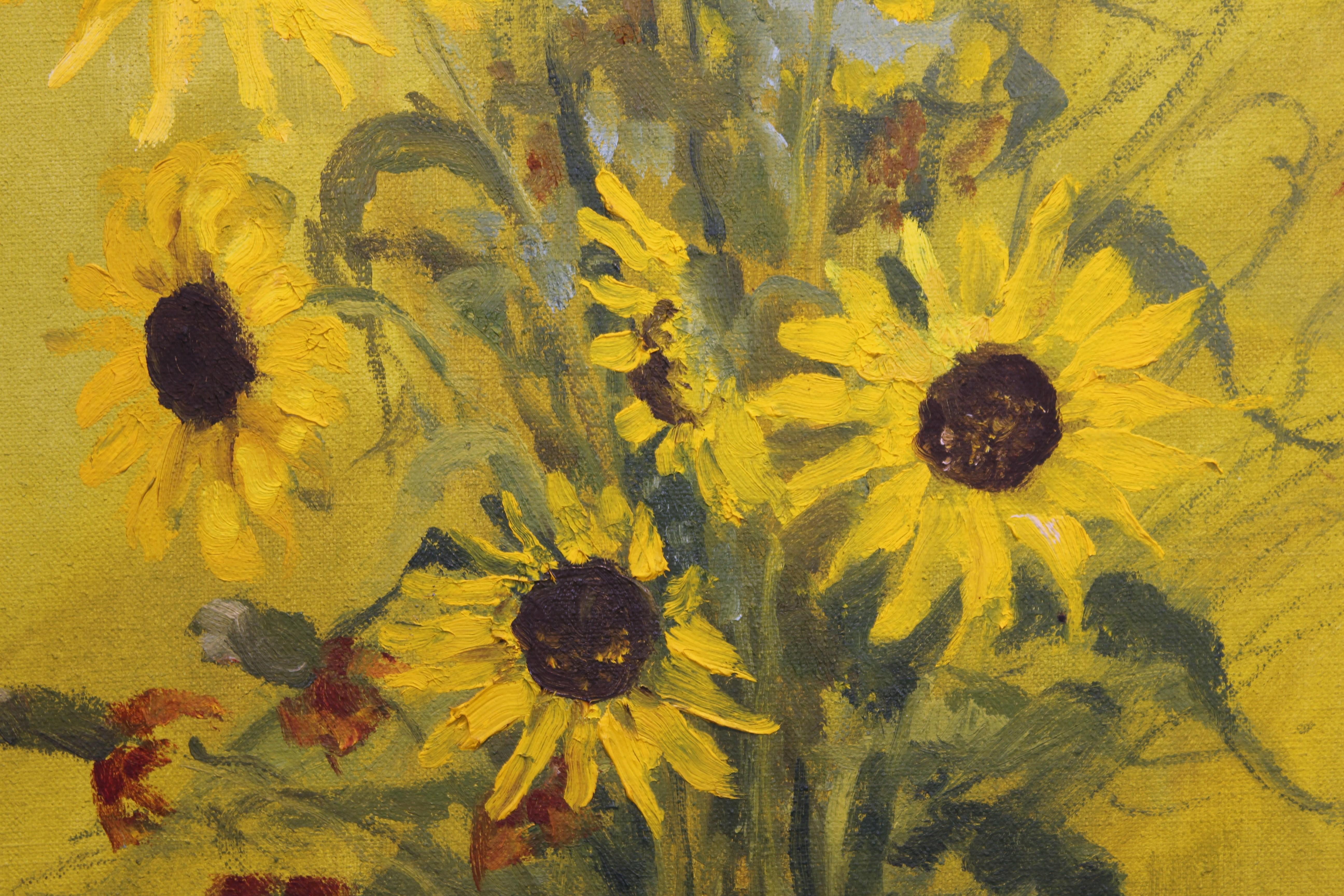 texas wildflower painting