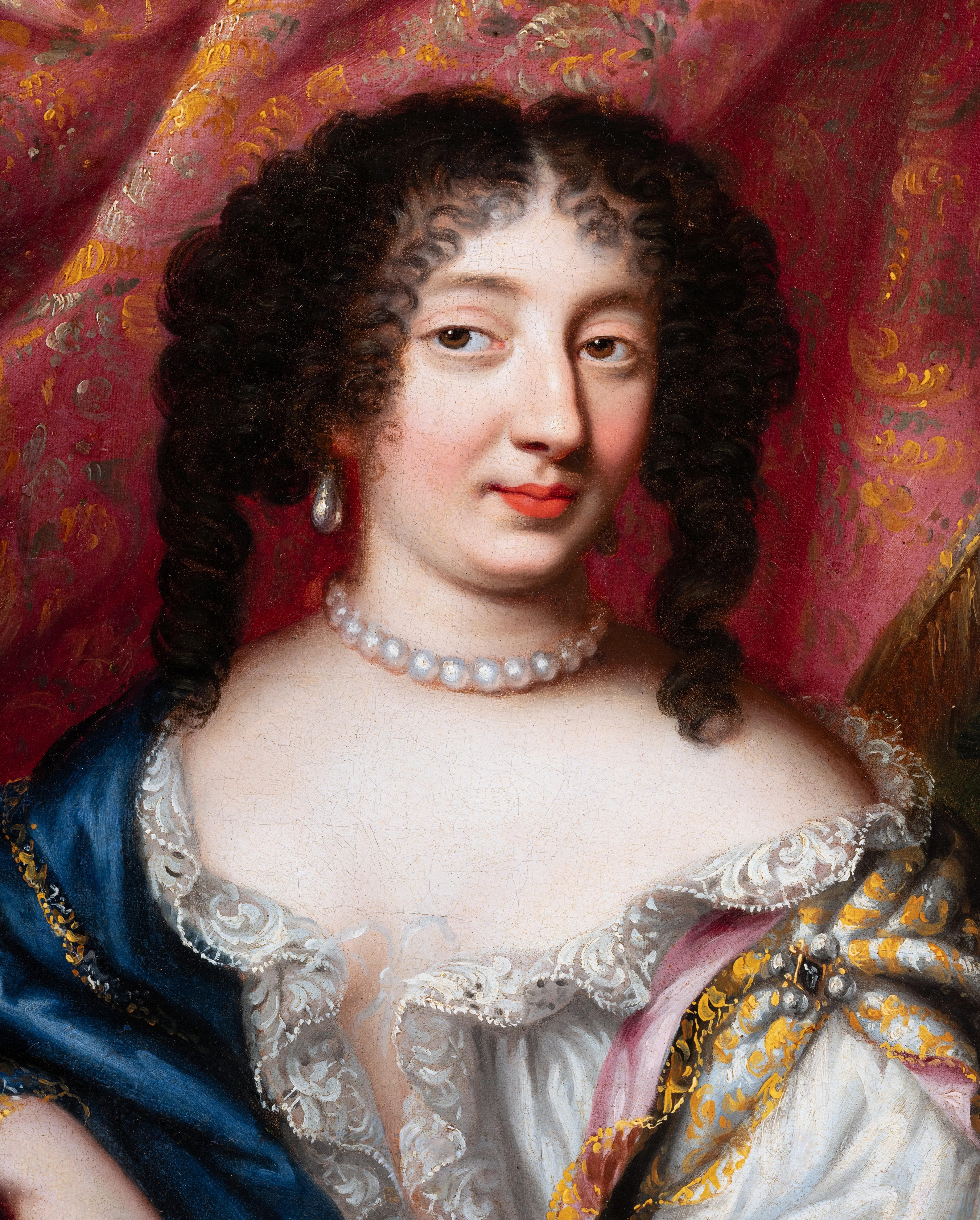 Ritratto della marchesa di Maintenon, attribuito a Henri Gascar, 17° francese 2