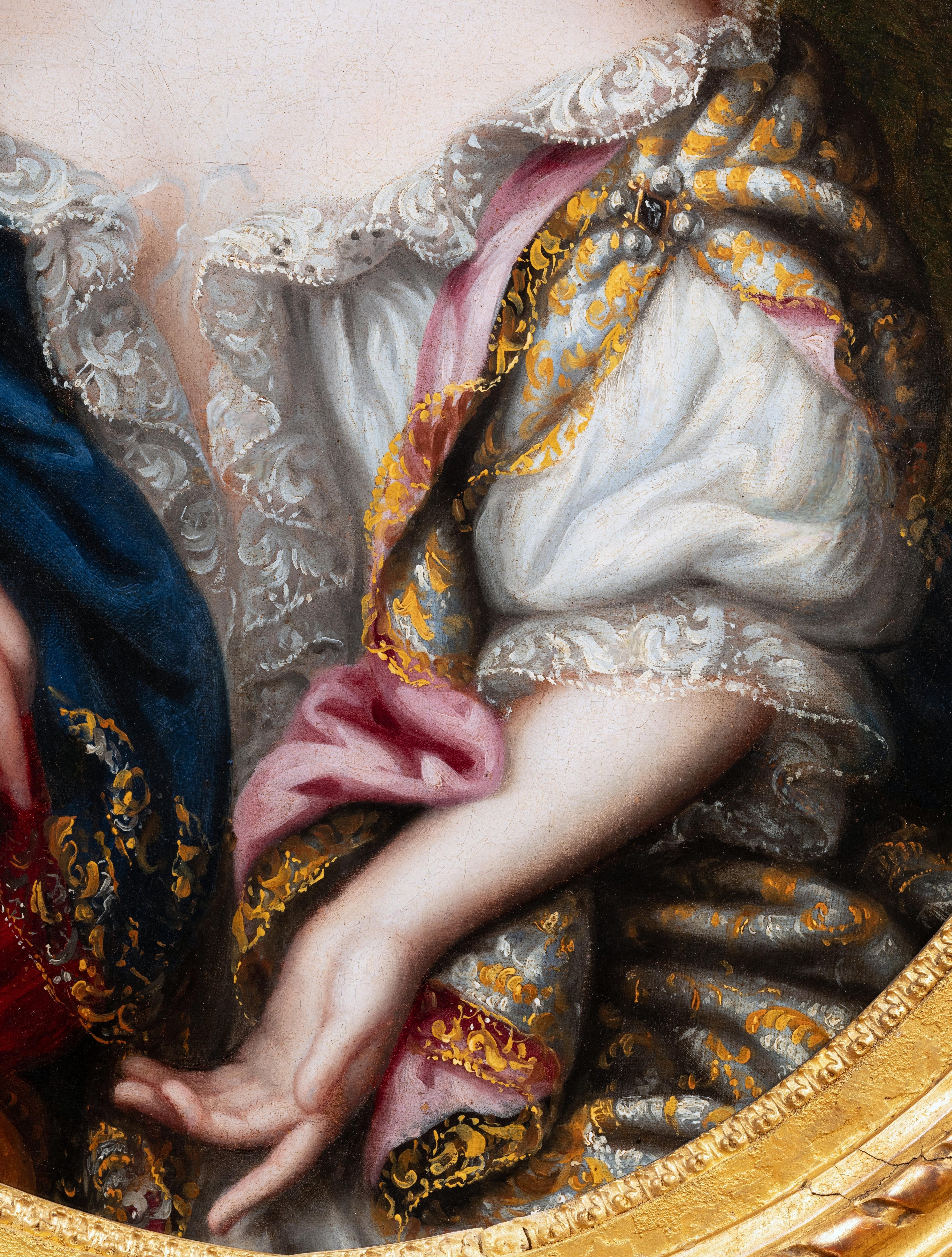 Ritratto della marchesa di Maintenon, attribuito a Henri Gascar, 17° francese 3