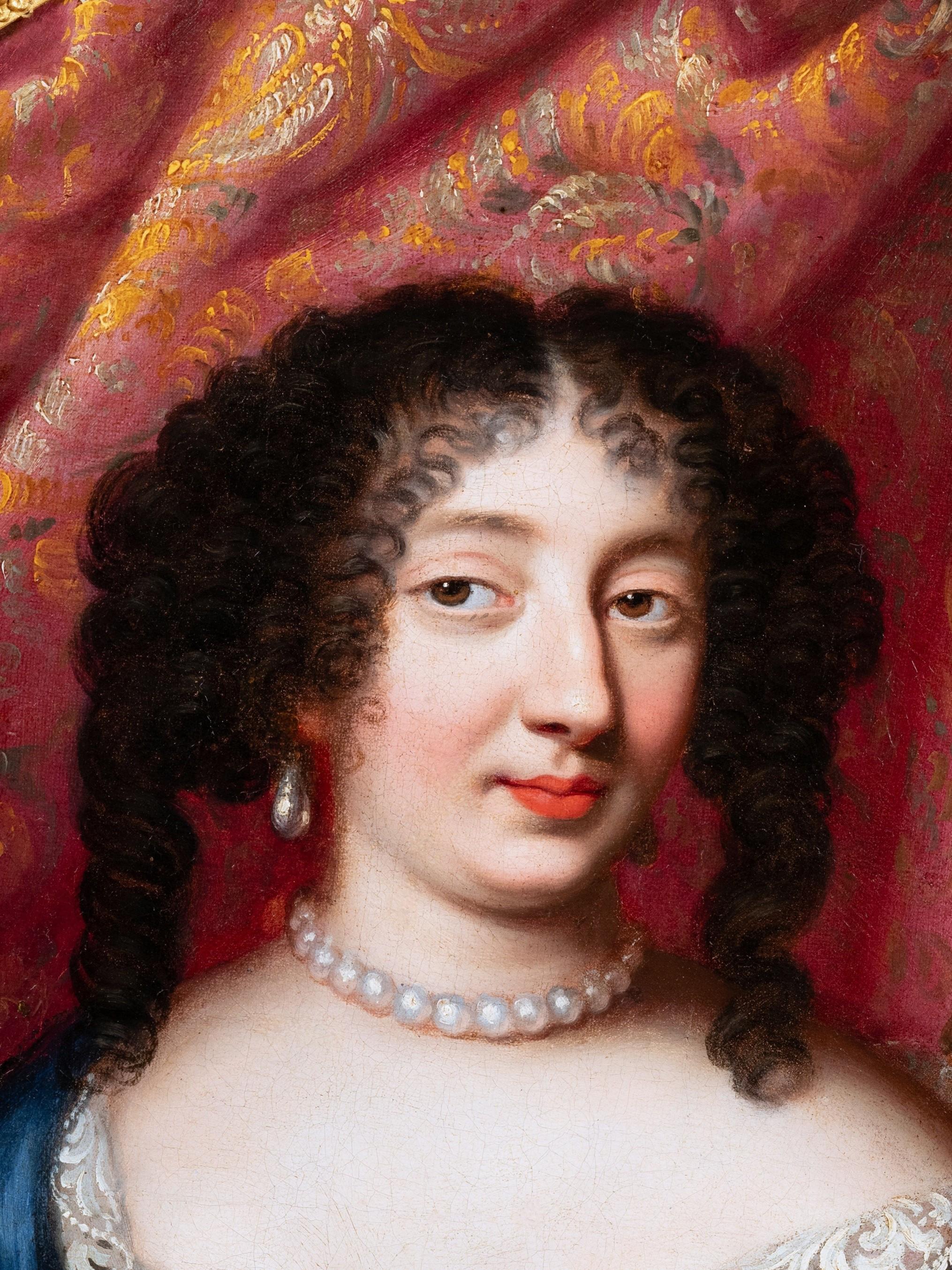 Ritratto della marchesa di Maintenon, attribuito a Henri Gascar, 17° francese 4