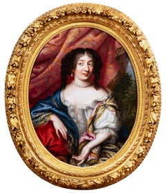 Ritratto della marchesa di Maintenon, attribuito a Henri Gascar, 17° francese