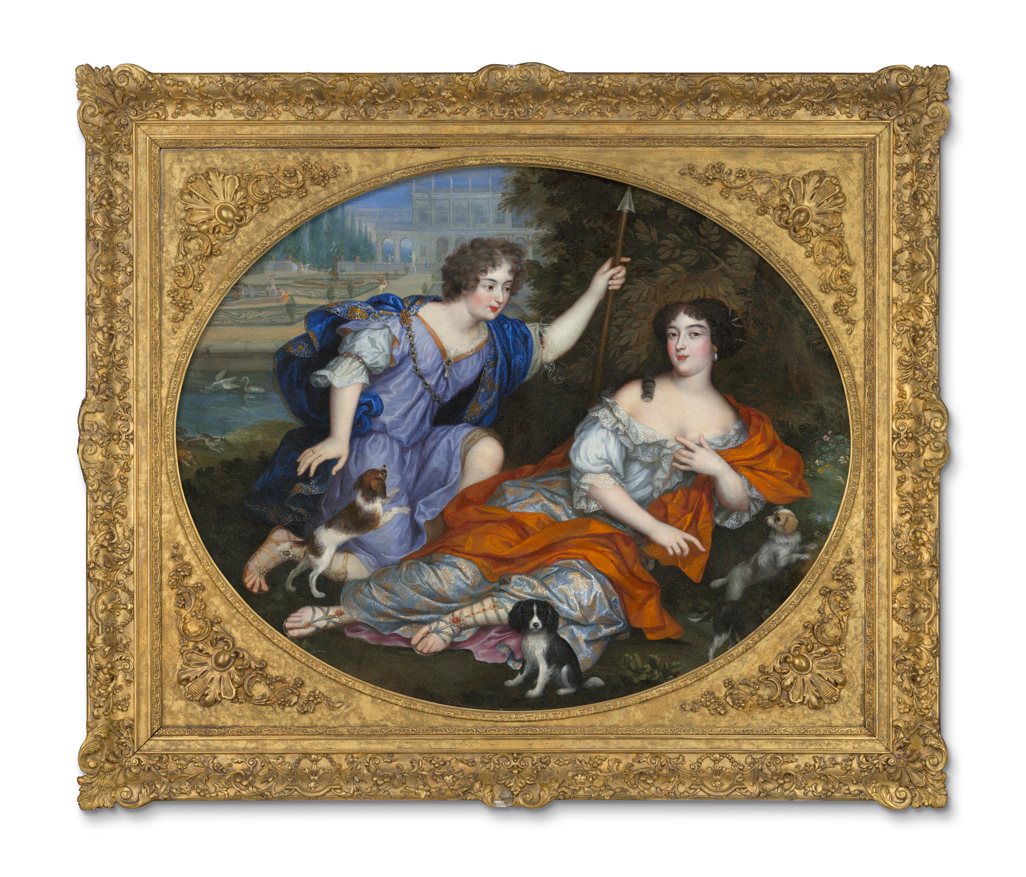 Henri Gascar Portrait Painting - Venus and Adonis