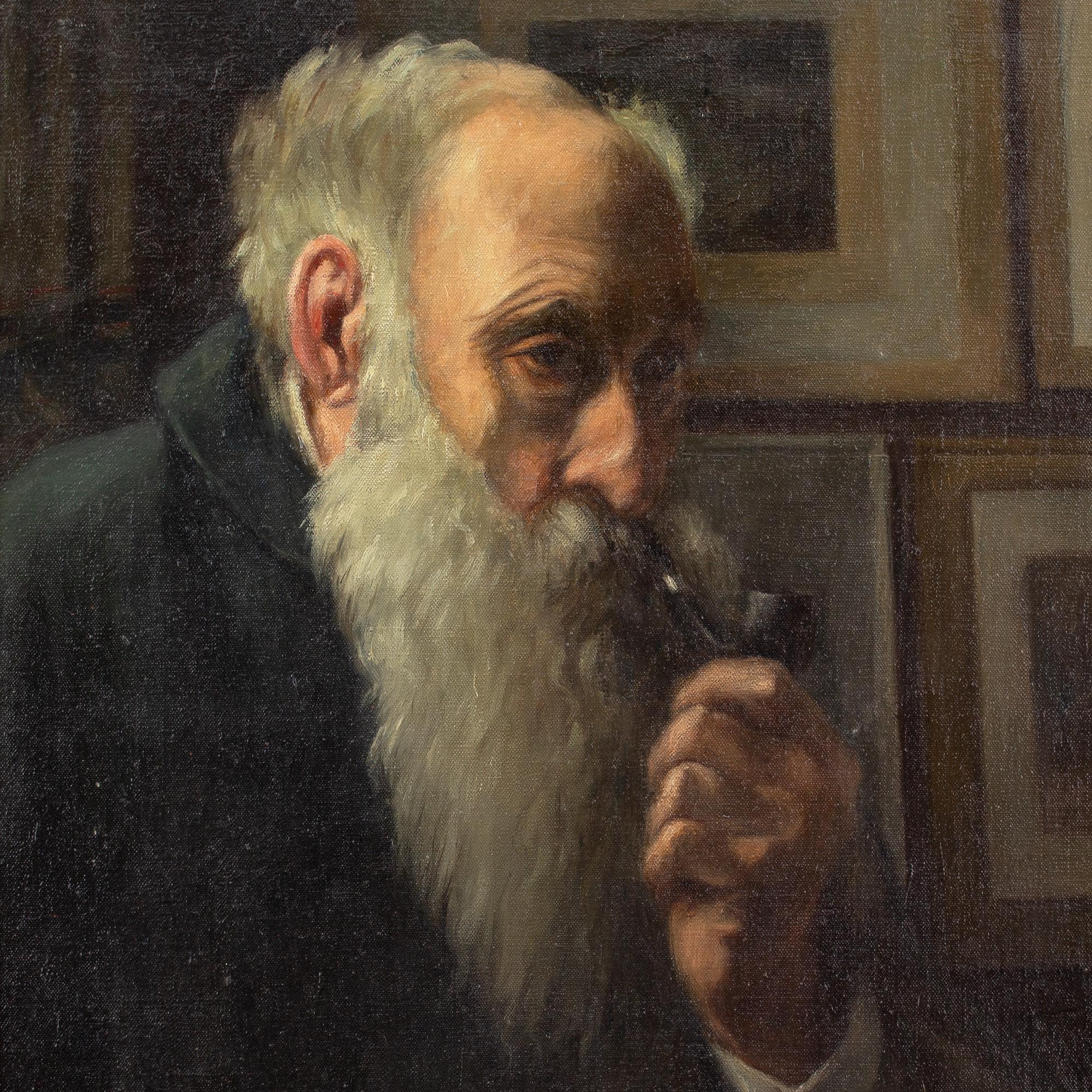 Henri-Georges Bréard, Self-Portrait, Oil Painting For Sale 4