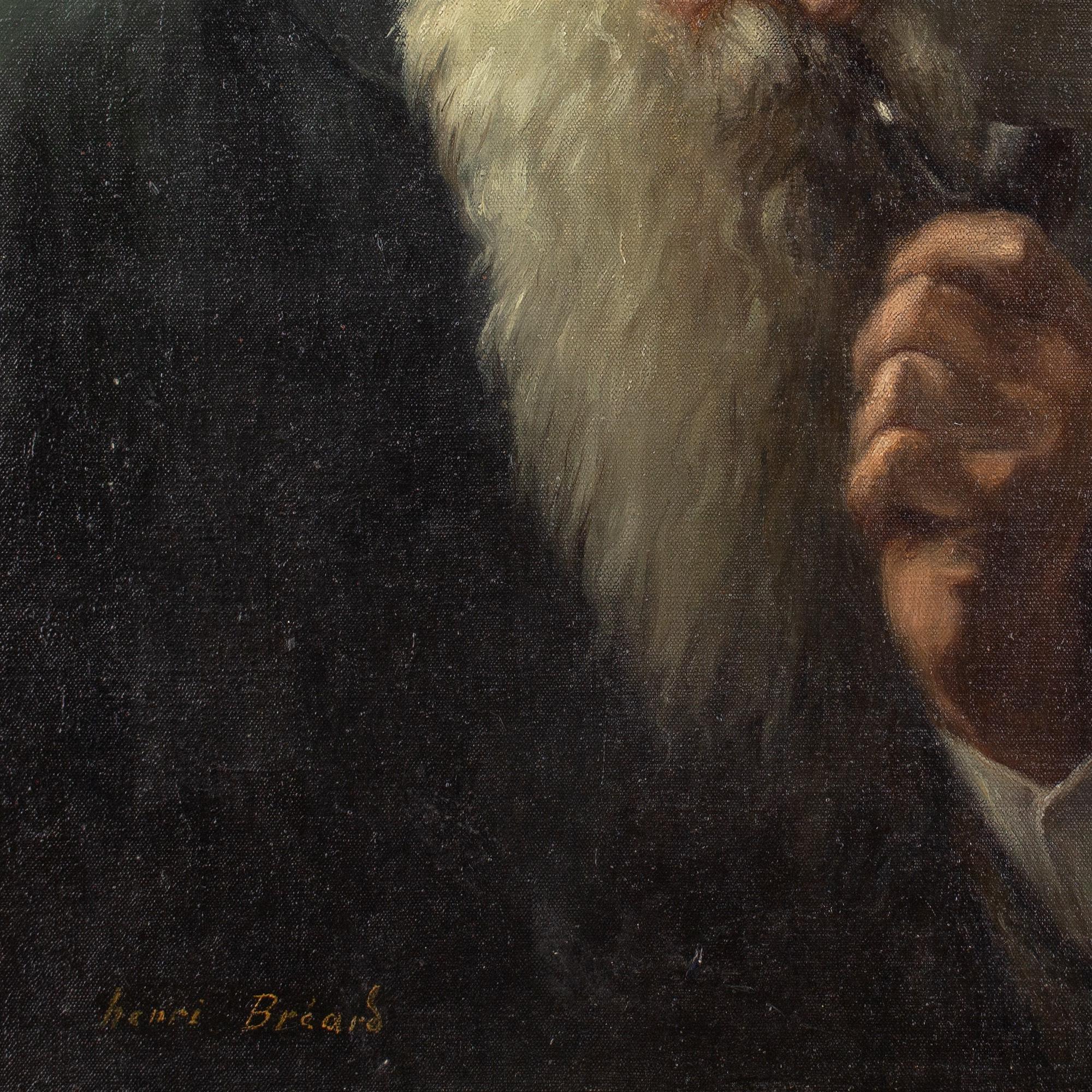 Henri-Georges Bréard, Self-Portrait, Ölgemälde im Angebot 7