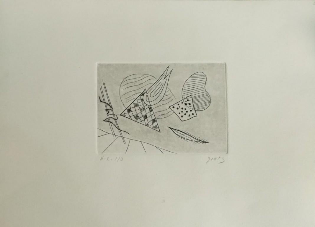 Composition abstraite - Print de Henri Goetz