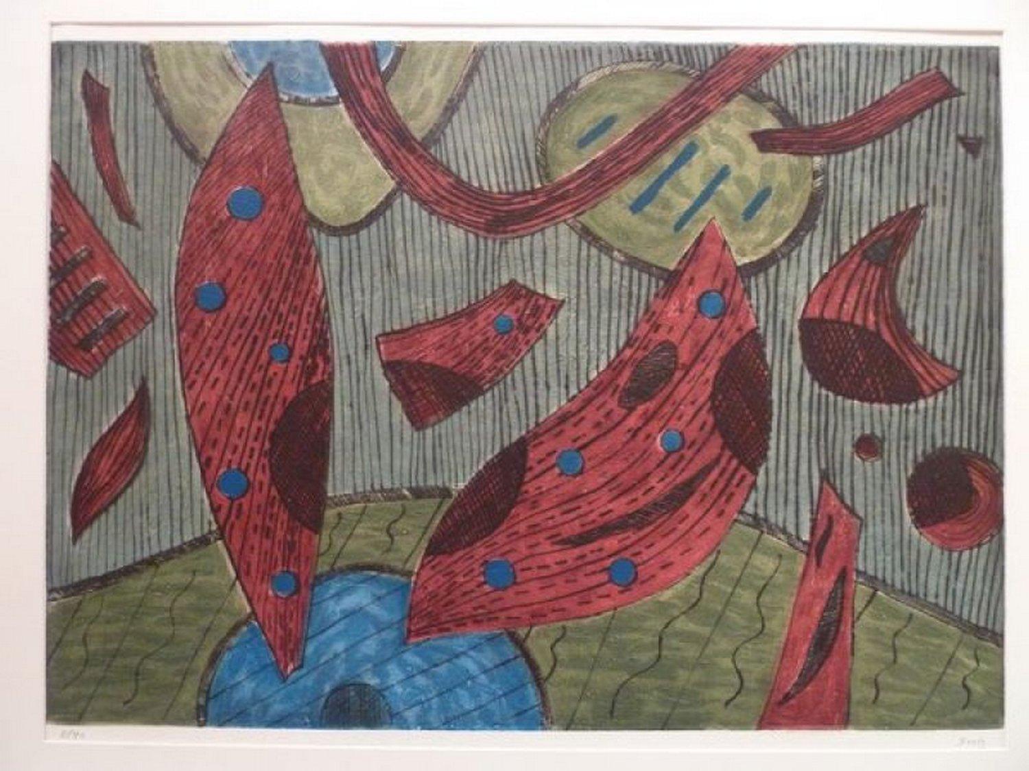 Henri Goetz Abstract Print - Réminiscences 