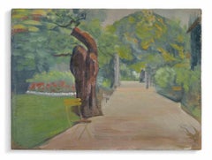 Parco - Dipinto di Henri Hamm - 1937