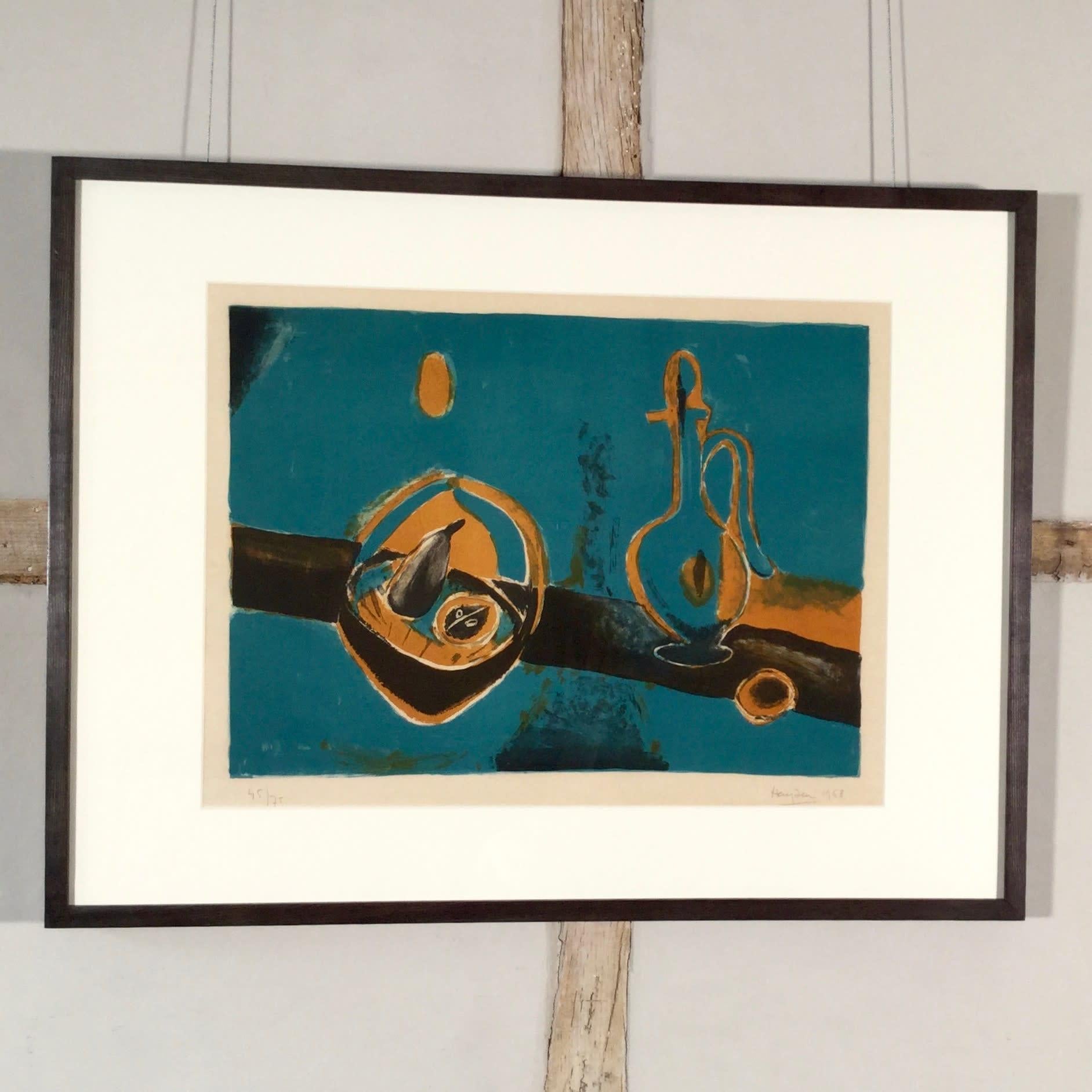 Bouteille et fruits di Henri Hayden, 1968 in vendita 1