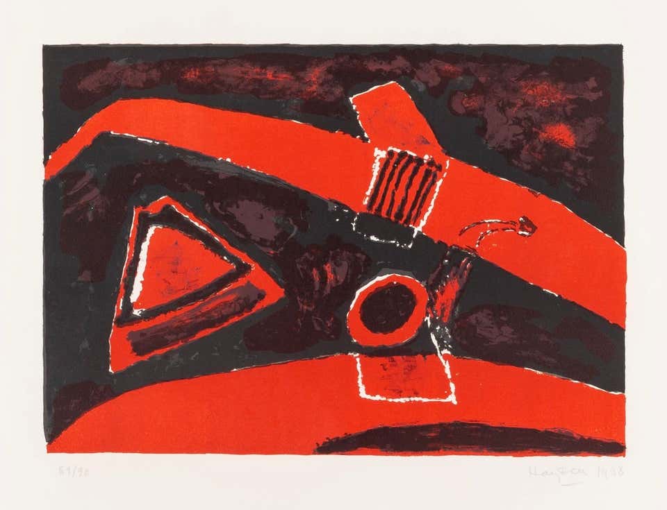Nature morte a la Pipe (Still life with a Pipe) by Henri Hayden, 1968