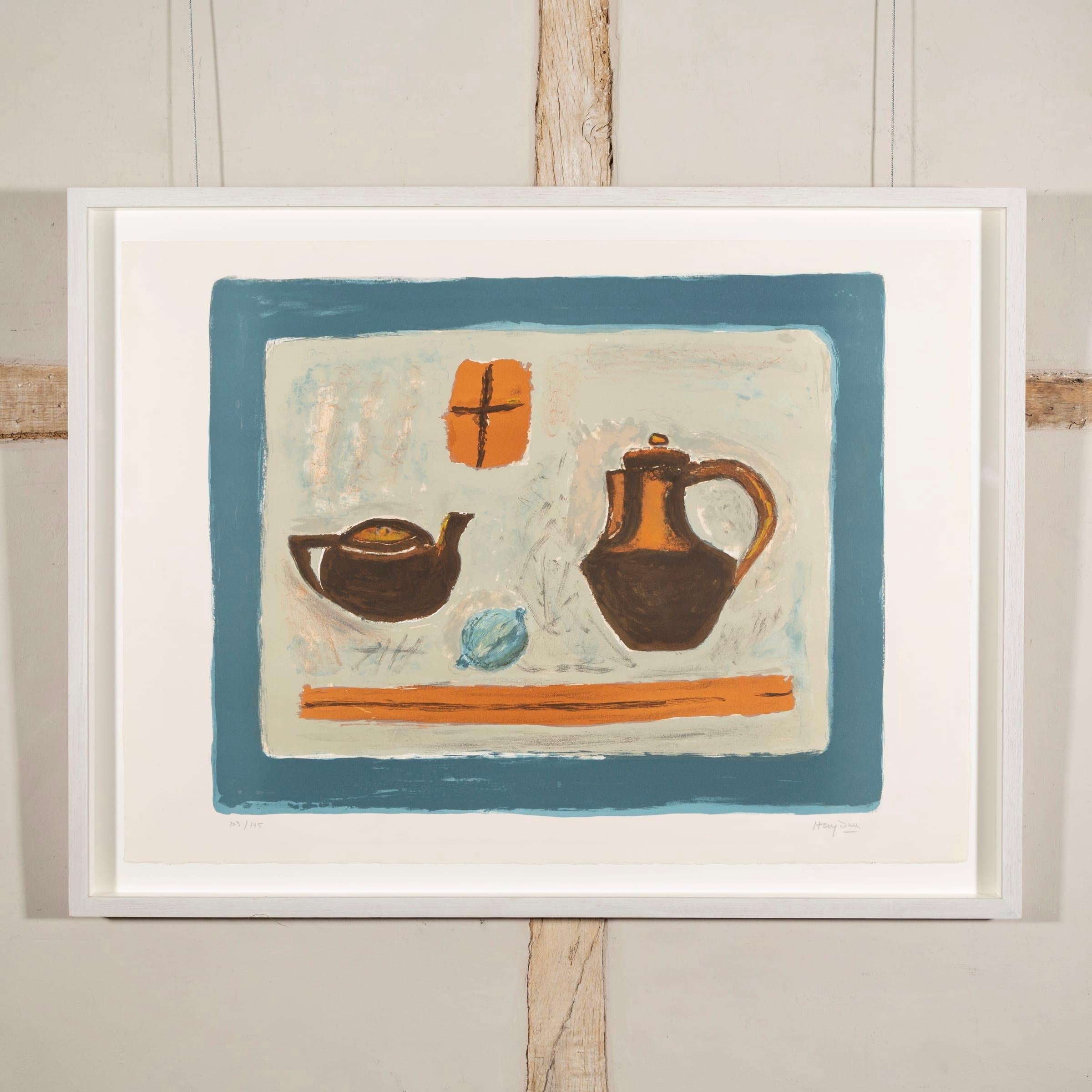 Nature morte a la théière (Naturaleza muerta con tetera) de Henri Hayden, 1970 en venta 1