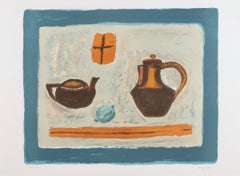 Nature morte a la théière (Naturaleza muerta con tetera) de Henri Hayden, 1970