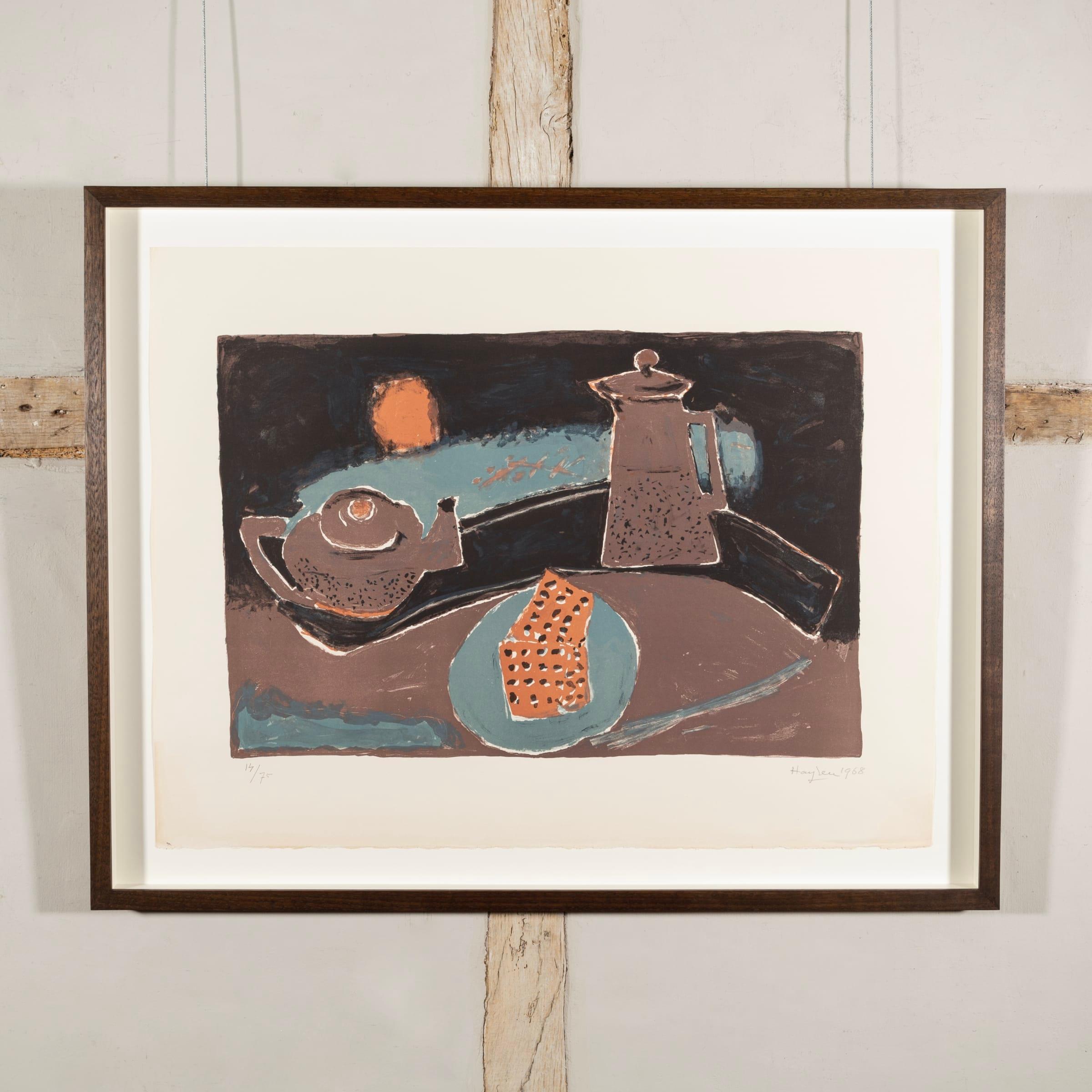 Nature morte brune (Naturaleza muerta morena) de Henri Hayden, 1968 1