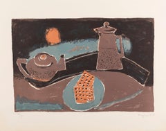 Nature morte brune (Naturaleza muerta morena) de Henri Hayden, 1968