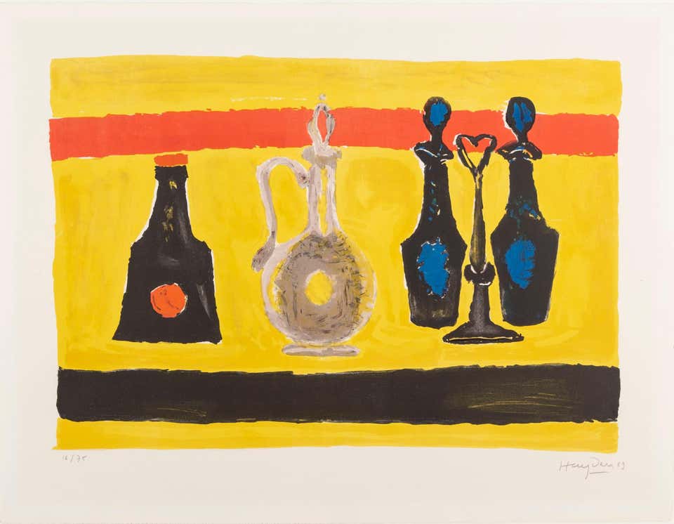 Nature morte (Still life) by Henri Hayden, 1969