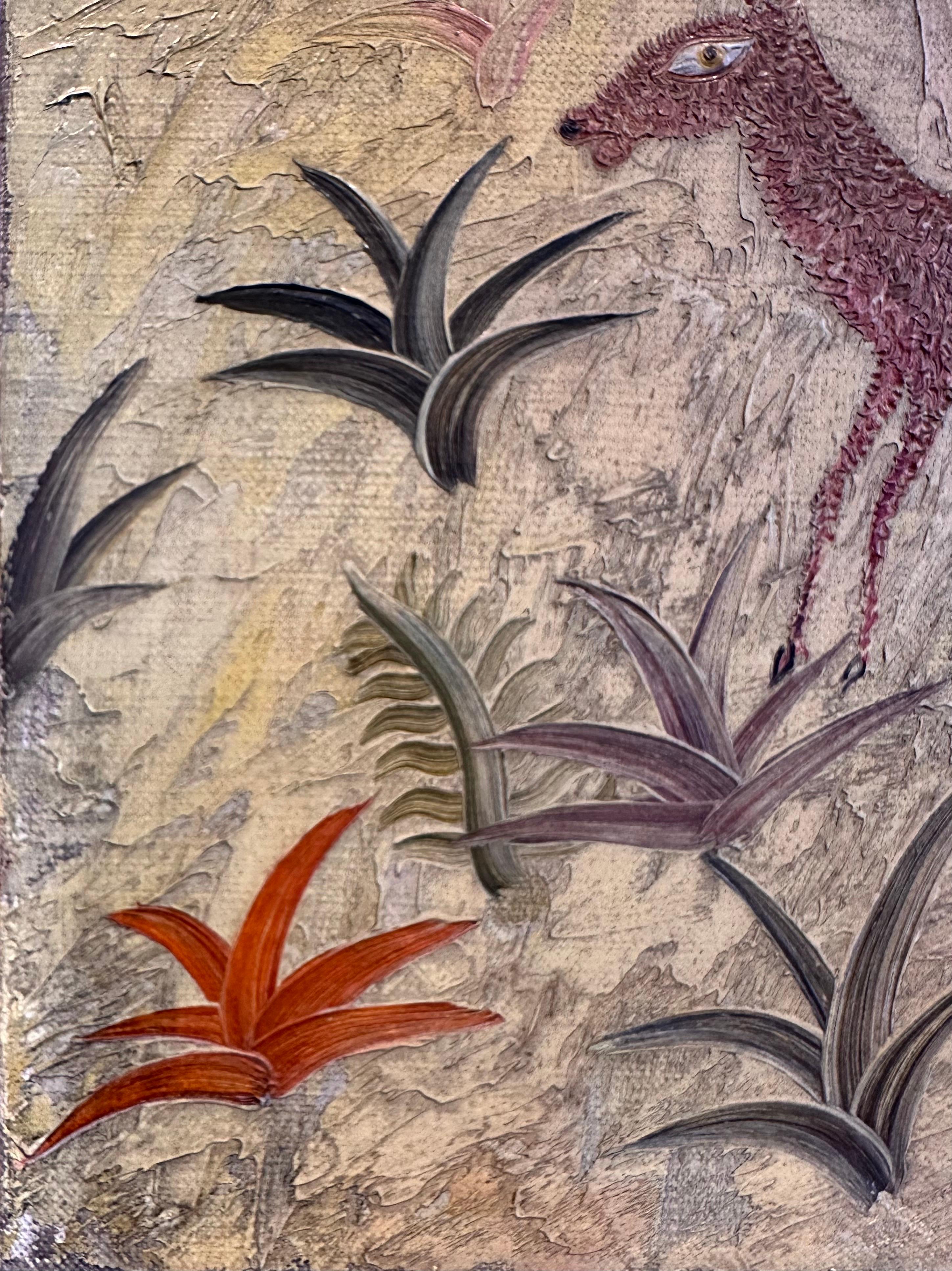 Henri HENRY MAÏK 1966, Pittore francese, Olio su tela, 