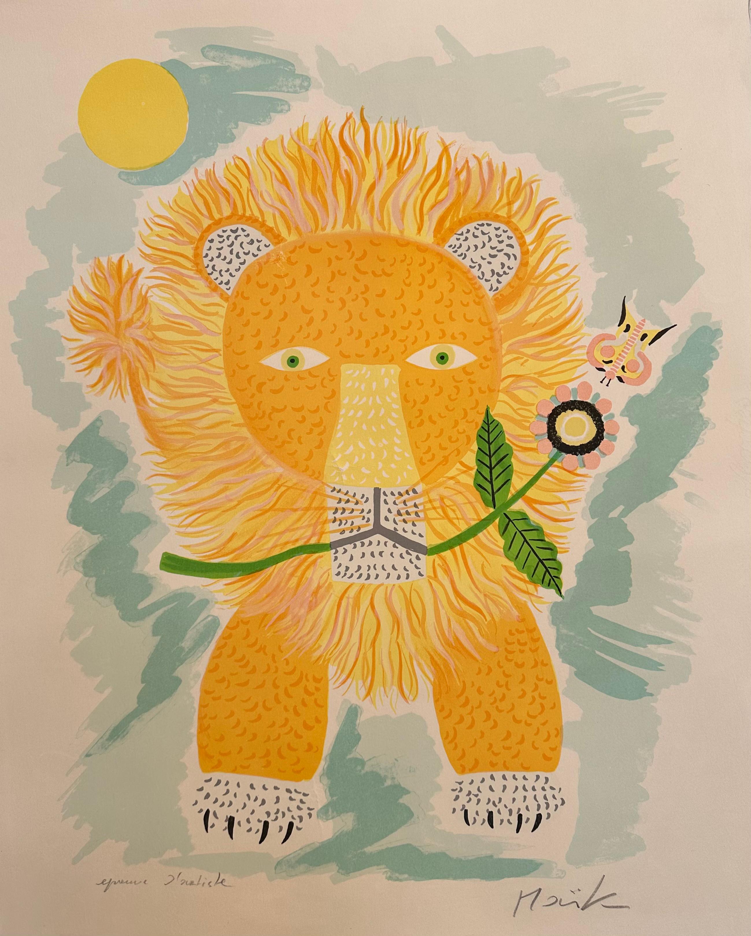 Henri Hecht MAÏK (1922-1993) Pintor francés
Litografía 
