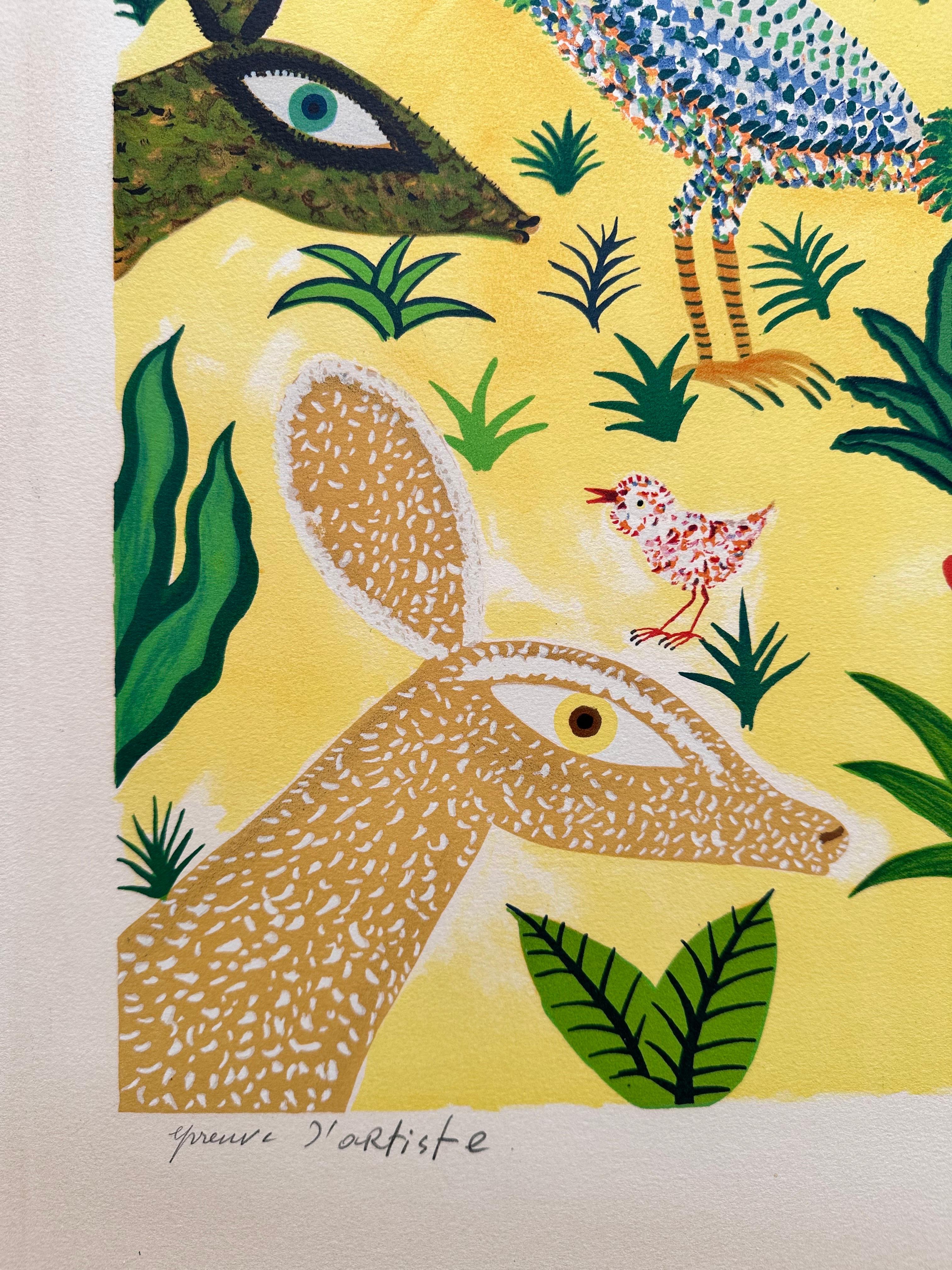 Henri HENRY MAÏK, Lithographie, Rare épreuve d'artiste signée du début des années 70 en vente 5