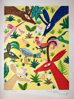 Henri Hecht MAÏK, Lithograph, Rare Signed Artist’s Proof from early 70s