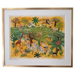Henri Hecht MAÏK, Litografia, Rara prova d'artista firmata dei primi anni '70