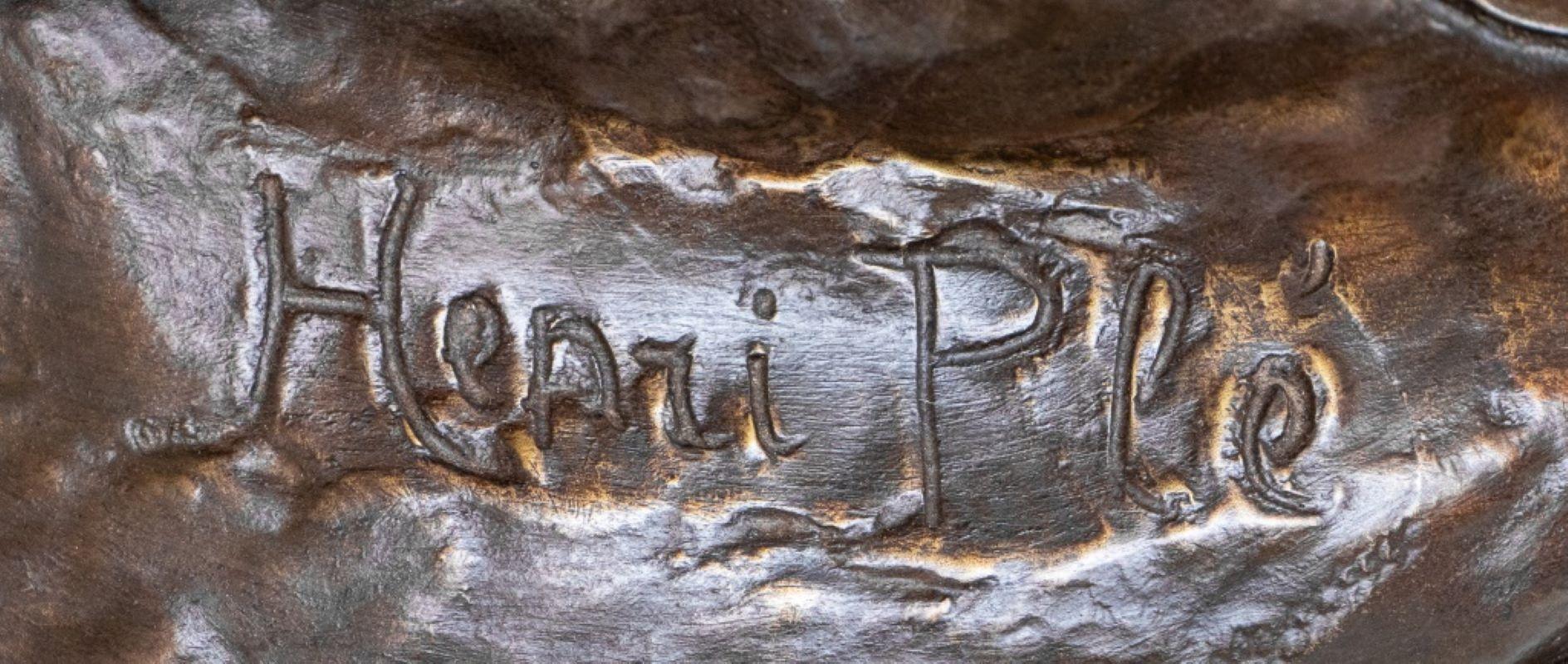 Escultura de bronce de Henri Honoré Plé, finales del siglo XIX en venta 4