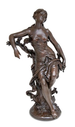 Scultura in bronzo di Henri Honoré Plé, fine XIX secolo