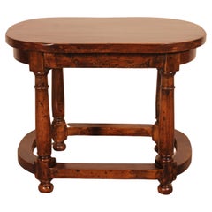 Henri II Table in Walnut from the 19th Century