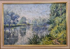  La Rivière, Post Impressionist, Circle of Henri Jean Guillaume Martin, 